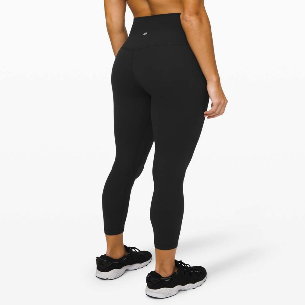 Lululemon Size 12 Align Leggings Black 25" High Rise Nulu Stretch Yoga Gym